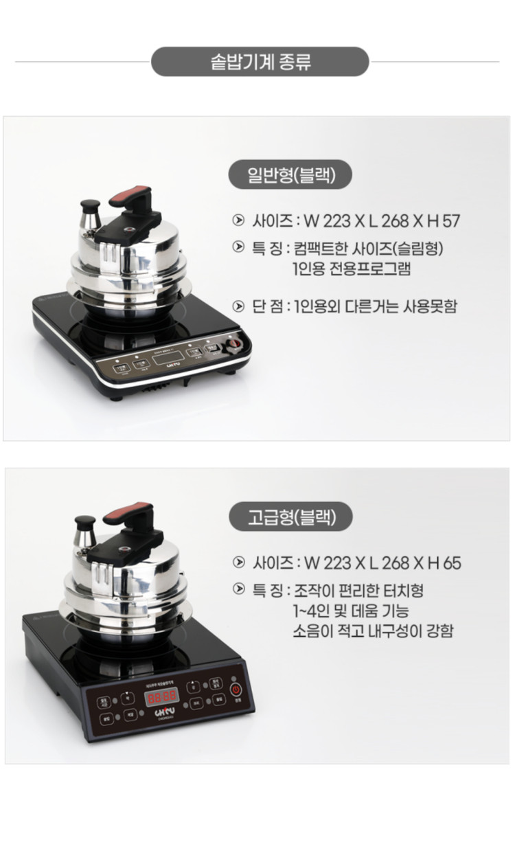 치치쿠쿠 업소용 인덕션 솥밥기계 6구 세트 판매합니다. (전시품 미사용/새제품)--4