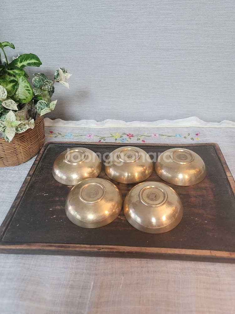 택포)놋그릇.유기찬기.놋찬기--1