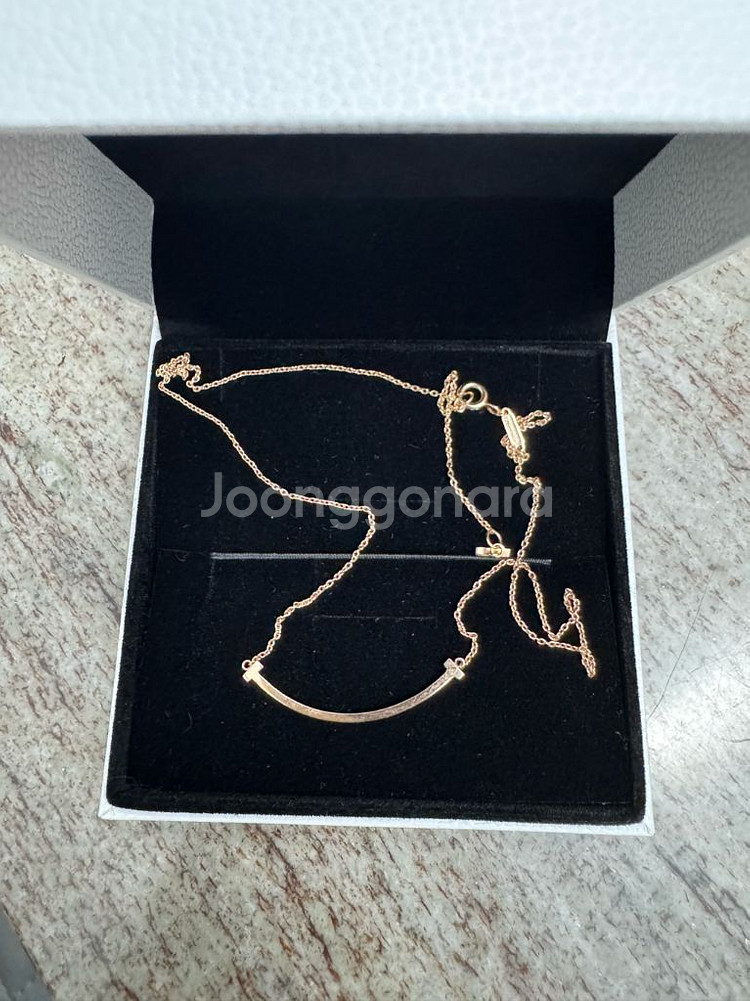 티파니 스마일목걸이--0