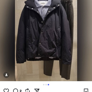 23fw 타임옴므 오버핏 블랙 구스다운 95