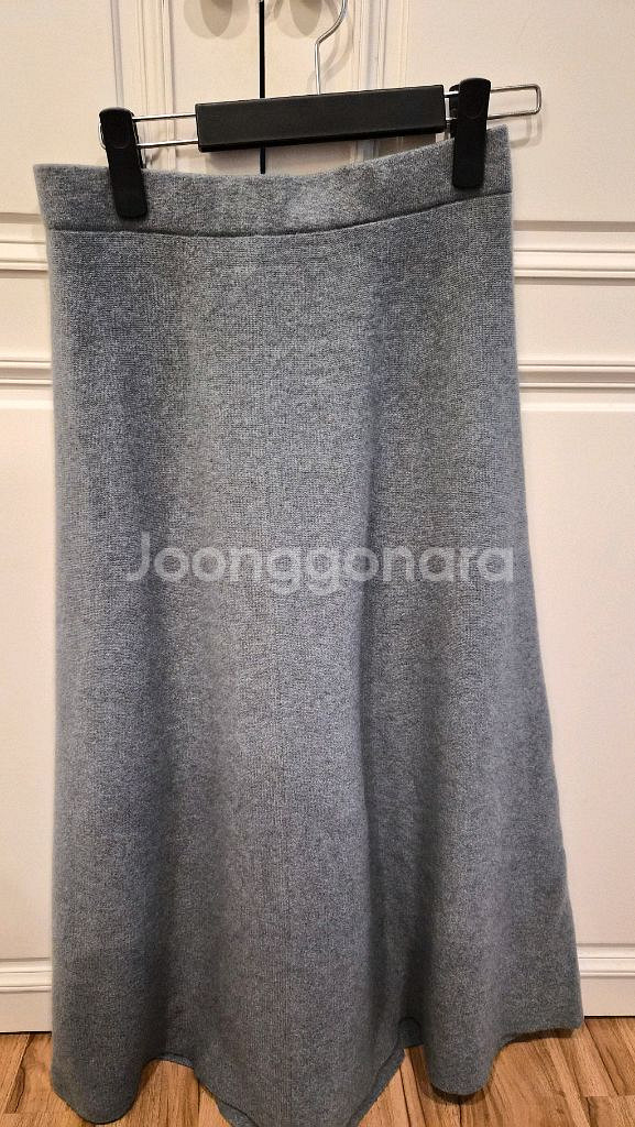 한섬 더캐시미어[셋업]캐시미어 블렌드 가디건 스커트--7