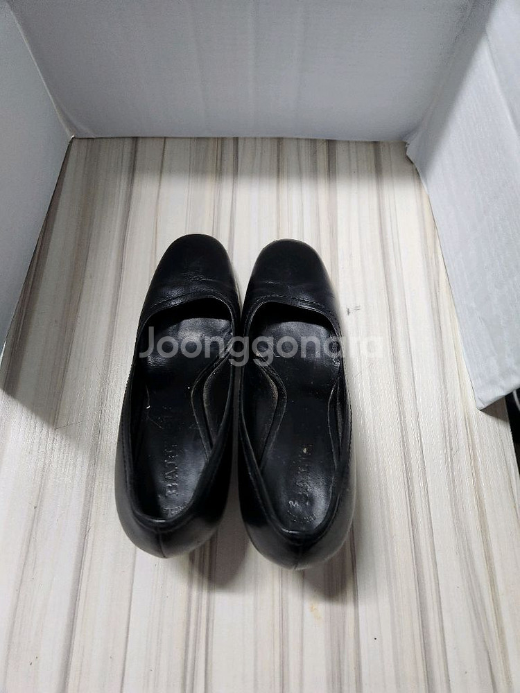 여성용 블랙 구두 발리--0