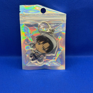 진격의 거인 리바이 아크릴 키링