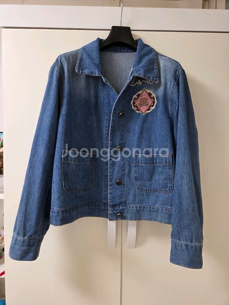 랑방 데님쟈켓 새거 타임 마임sjsj 오브제 한섬--0