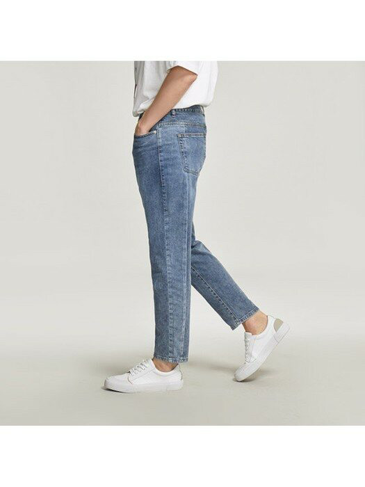 커스텀멜로우 사이드라인 베기 데님팬츠 30 판매--3