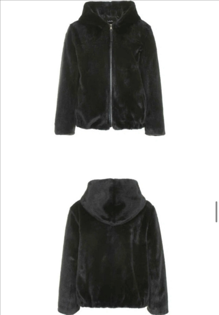 라벨르 후드집업 페이크퍼 에코퍼 퍼자켓 인조퍼 밍크--3