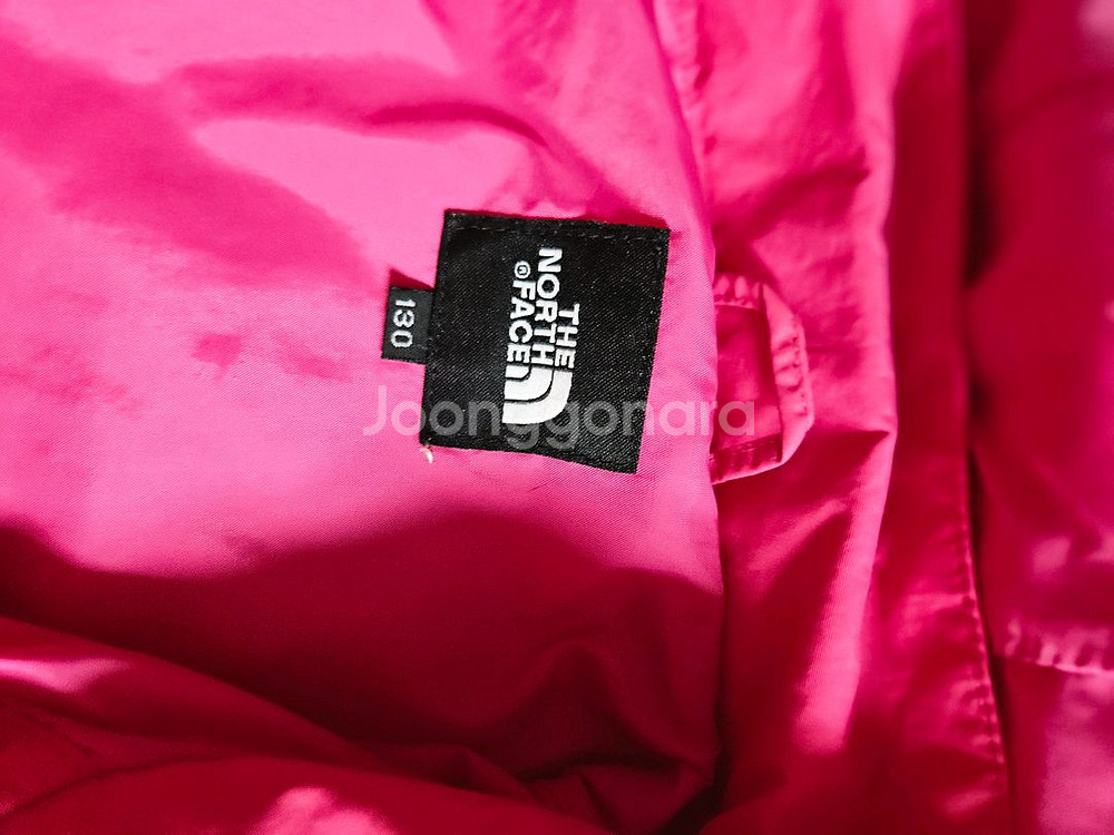 노스페이스 후드 바람막이 자켓 130 쌍둥이 2벌 일괄판매--1