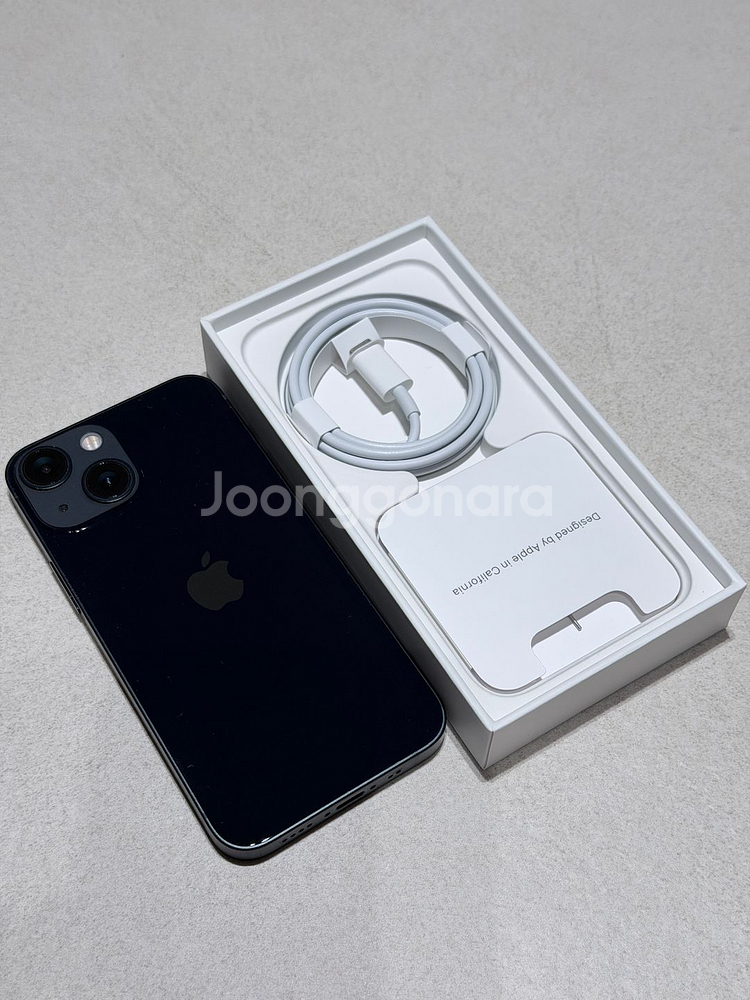 아이폰 13 미니 미드나이트 128gb (배터리 78%)--3