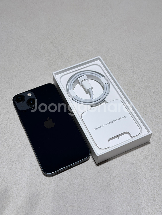 아이폰 13 미니 미드나이트 128gb (배터리 78%)--0