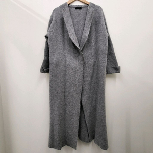 시스템 알파카 롱 가디건