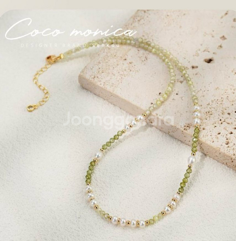 센코우 비즈 목걸이--1