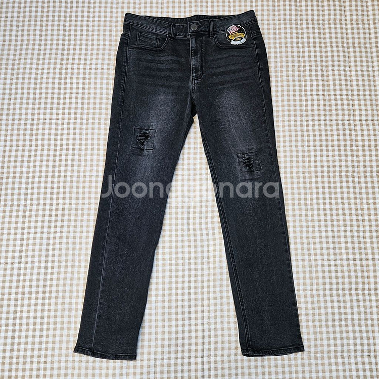 지프 스판 데님 청바지 남자32--0