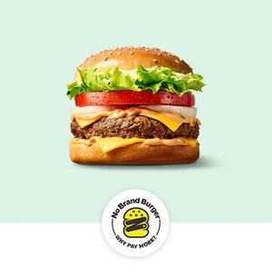 노브랜드버거 시그니처 세트 구매 시 시그니처 버거 단품 증정 이용권 11/7