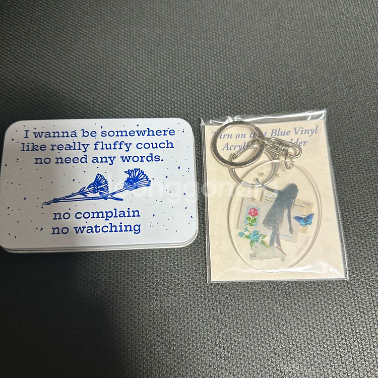 백예린 키링, 스티커 틴케이스 (Turn on that Blue Vinyl) md--0
