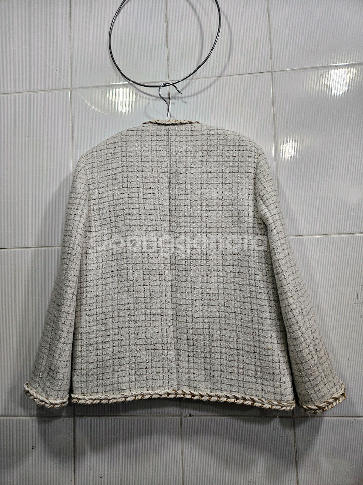 미쏘 트위드 자켓(S)55~슬림66(새상품)--2