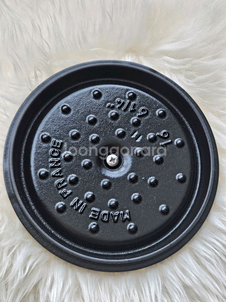 스타우브 꼬꼬떼 주물 냄비 16cm 블랙--3