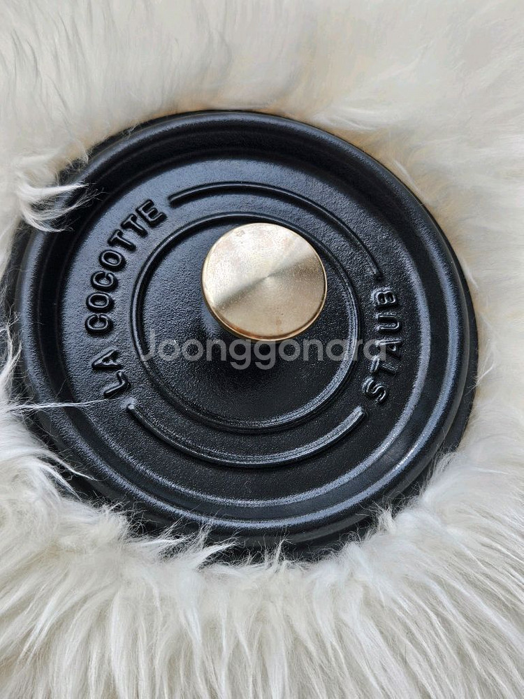 스타우브 꼬꼬떼 주물 냄비 16cm 블랙--4