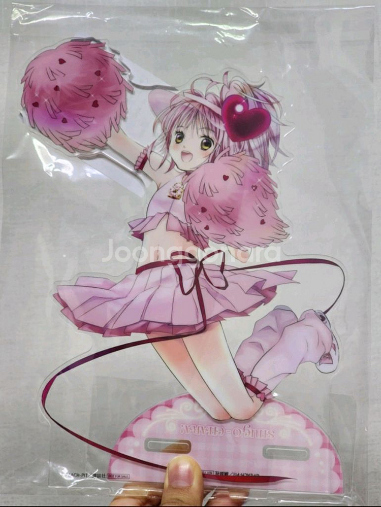 캐릭캐릭체인지 한일동시페어 빅 아크릴+캔뱃지 2개--0