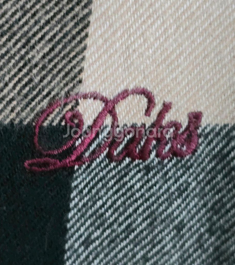 닥스키즈 여아 하우스체크 도톰 롱블라우스 110사이즈--4