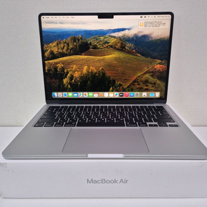 애플케어27년 맥북에어13 M3 16GB 256GB 배터리100