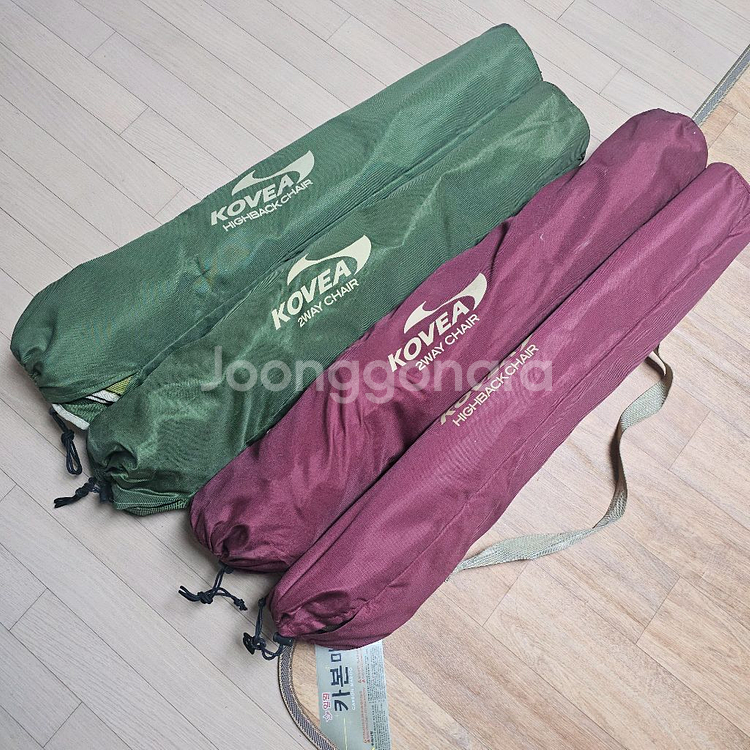 코베아 캠핑 의자 체어 4개--0