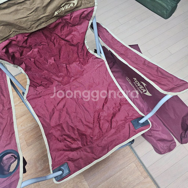 코베아 캠핑 의자 체어 4개--1