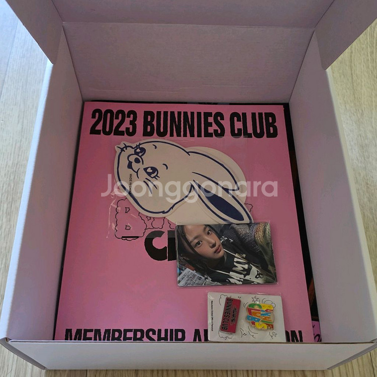뉴진스 팬클럽 버니즈 멤버십 키트 1기 토끼 에디션--3