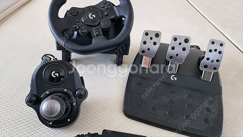 로지텍 G923. 레이싱휠 쉬프터 세트. G29 상위--0