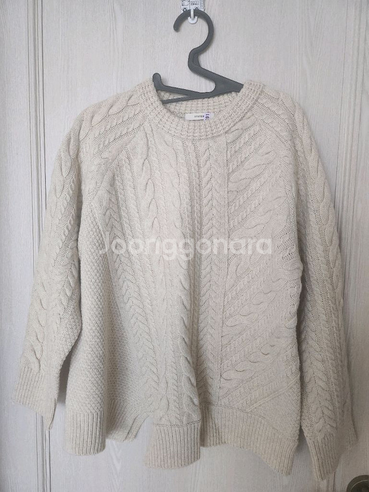 시스템케이블니트 더캐시미어 마인 랑방 타임 sjsj 한섬--0