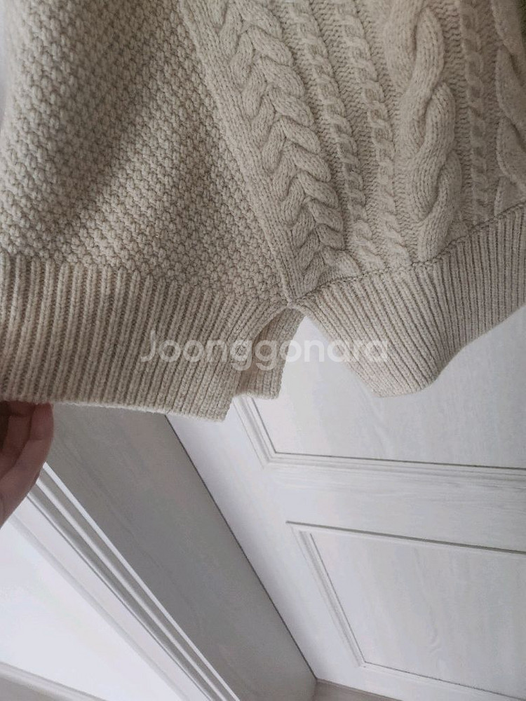 시스템케이블니트 더캐시미어 마인 랑방 타임 sjsj 한섬--2