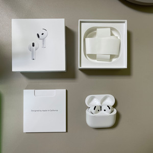 애플 에어팟 4 노이즈캔슬링 버전 3회착..