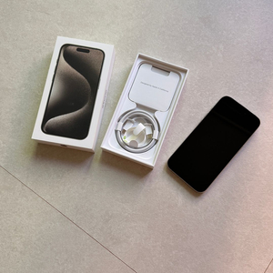 아이폰15프로 512GB 내추럴 티타늄