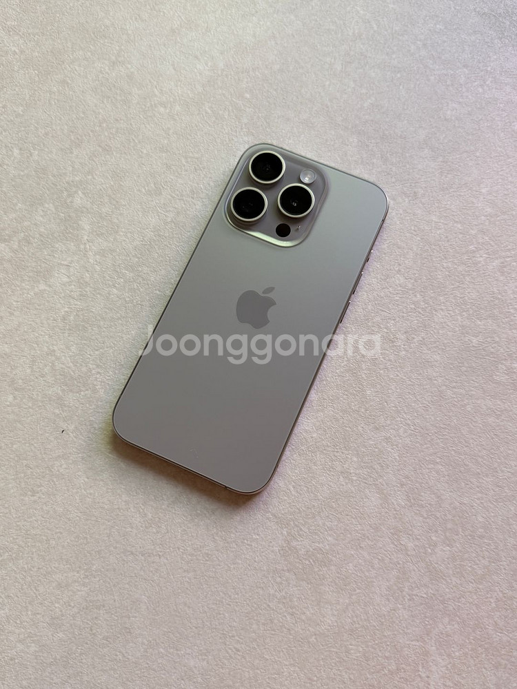 아이폰15프로 512GB 내추럴 티타늄--2