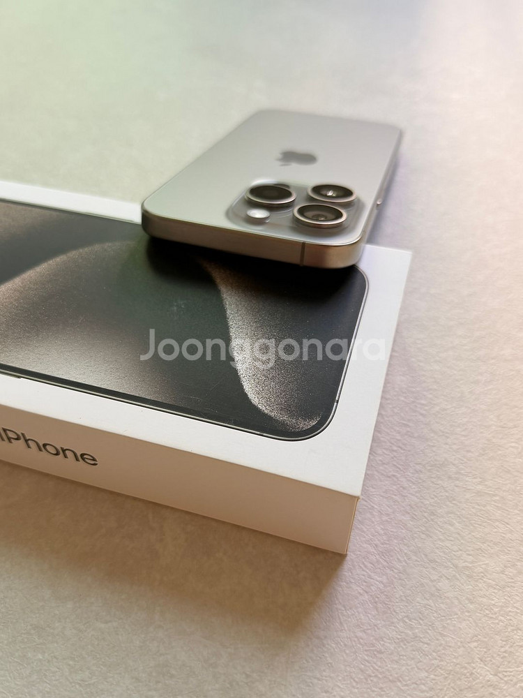 아이폰15프로 512GB 내추럴 티타늄--5