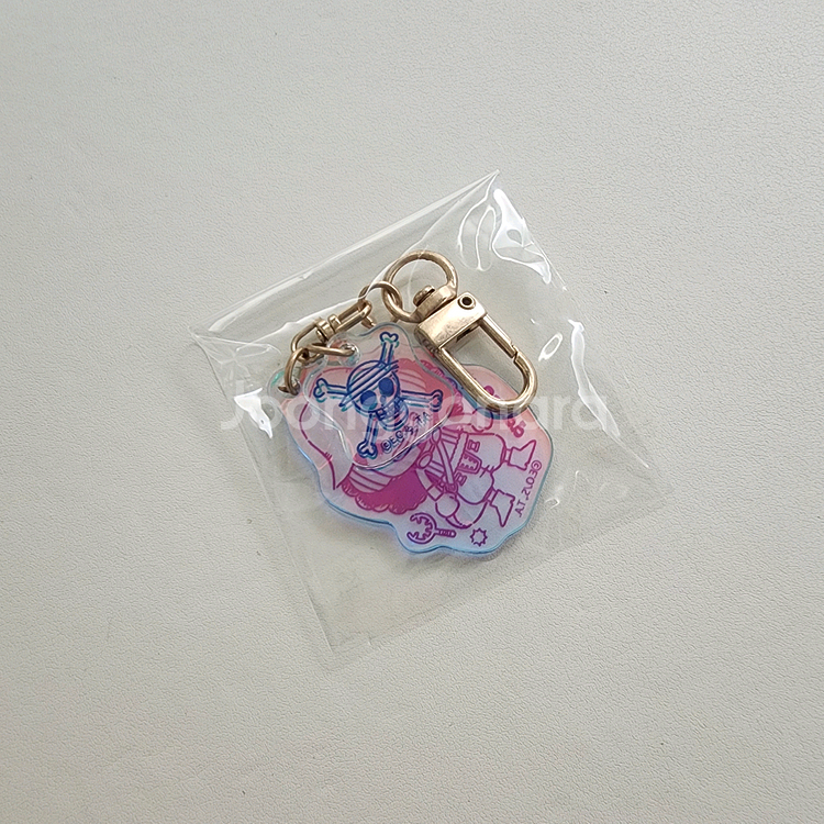 원피스 서프라이즈 마이키링 우솝 홀로그램 키링 굿즈--1