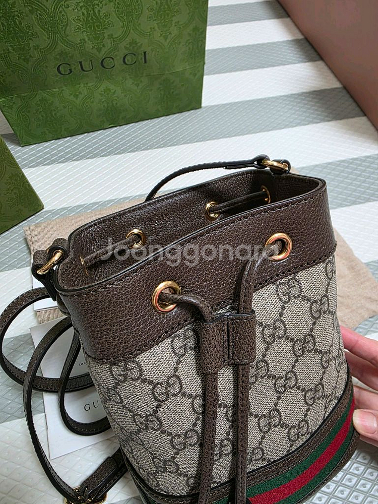 구찌 오피디아 미니 버킷백--2