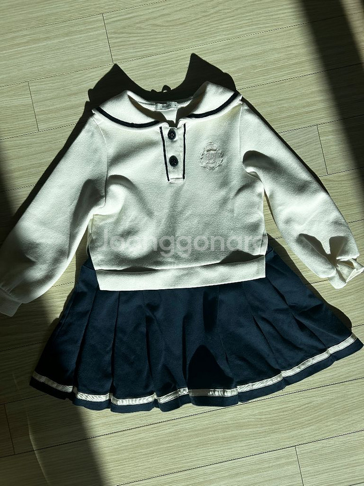 헤지스키즈 플리츠 원피스 110 여아하객룩 유아하객원피스--0