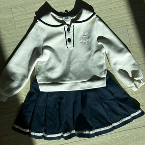 헤지스키즈 플리츠 원피스 110 여아하객룩 유아하객원피스