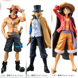 원피스 그랜드라인 에이스,사보,루피 피규어 3종