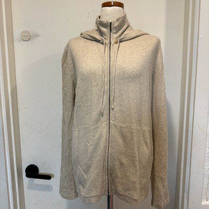 타임 캐시미어100% 후드 집업 가디건