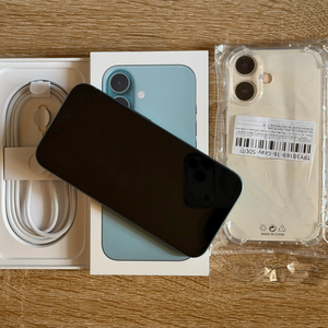 아이폰16 128GB 틸 색상 박스풀 판매합니다.