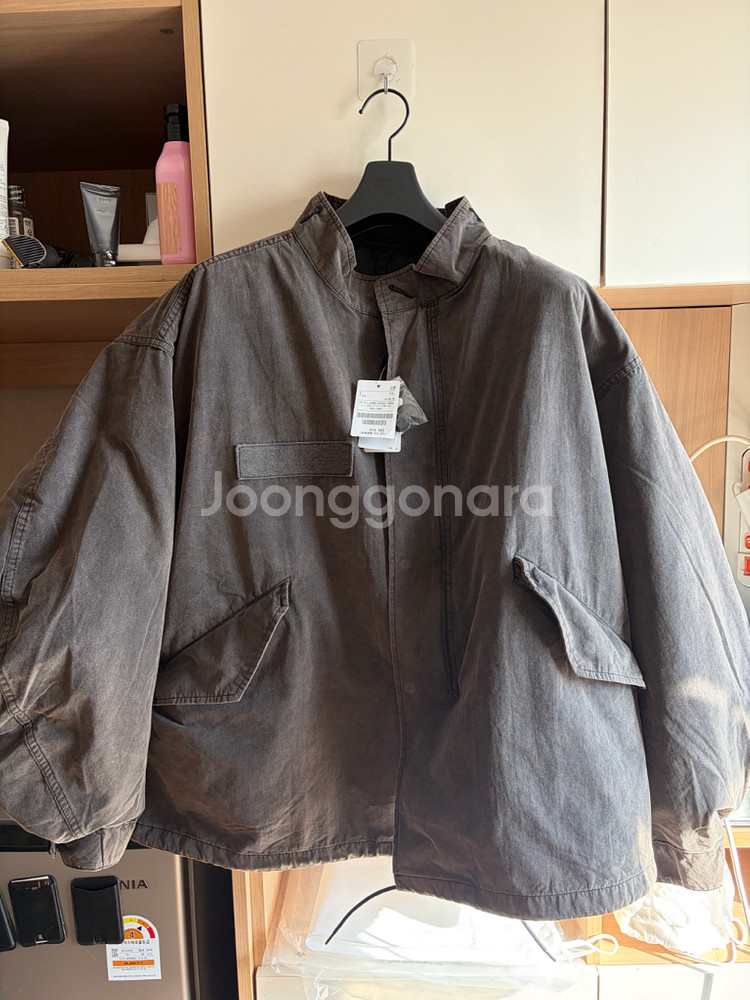 프릭스스토어 M65 숏파카 블랙 S--2