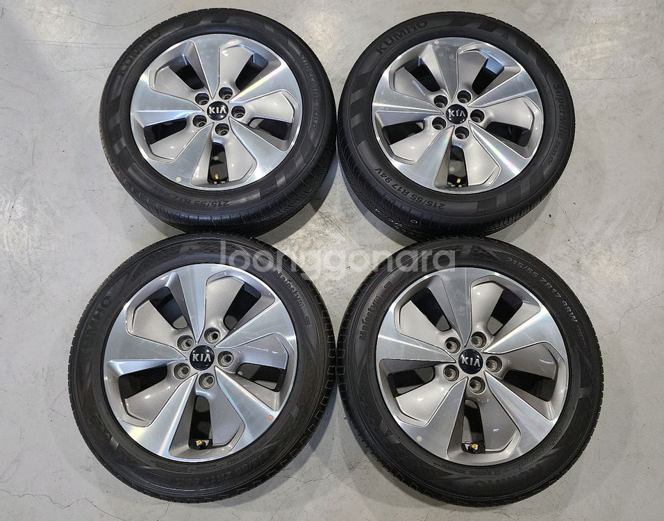 K5 하이브리드 17인치 휠타이어, k5 17인치 휠타이어--0