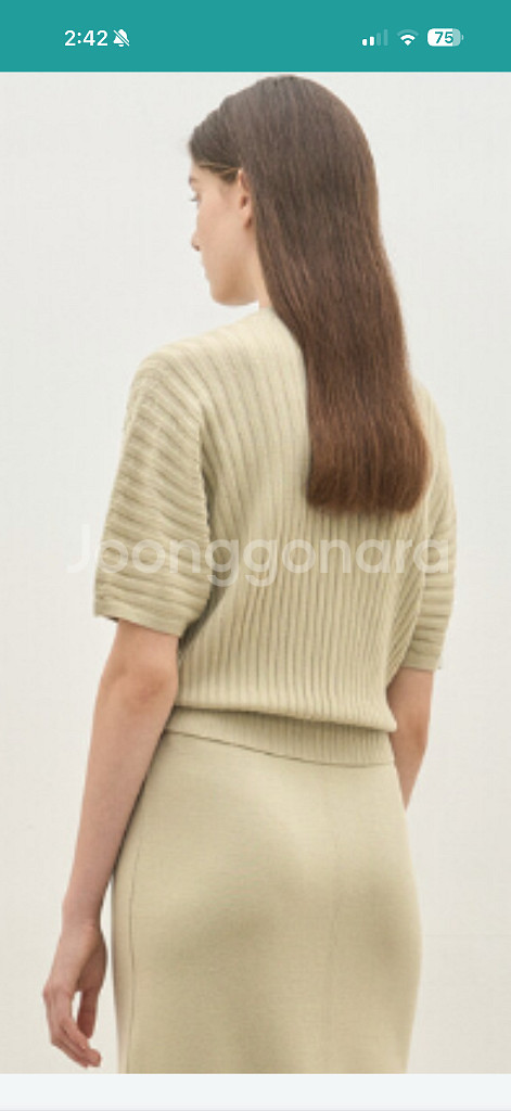 더캐시미어 울홀가먼트 니트--0