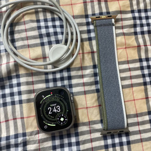 애플워치 울트라1 실버 SS급