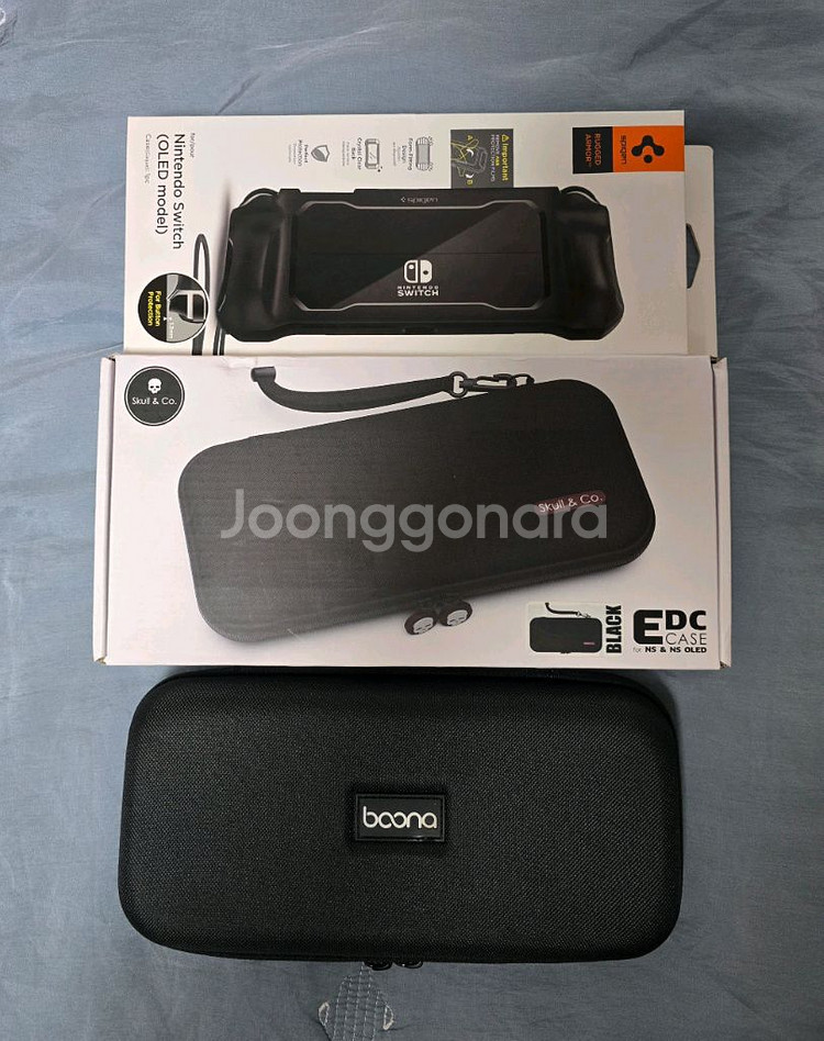 닌텐도 스위치 OLED 화이트 풀세트 (타이틀4종)(악세사리)--5