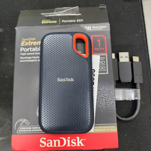 샌디스크 익스트림 포터블 SSD E61 1TB 블랙