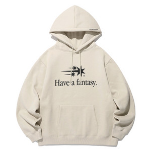 [S] 나이스고스트클럽 해브어판타지 기모 후드 후디 : 베이지