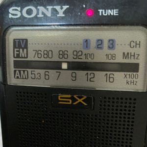 소니 ICF-SX2 라디오