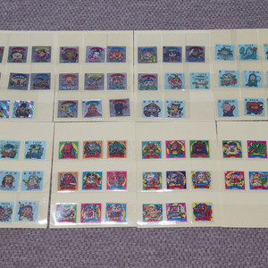 1980년대 롯데 수리수리 풍선껌 국산 판박이 스티커